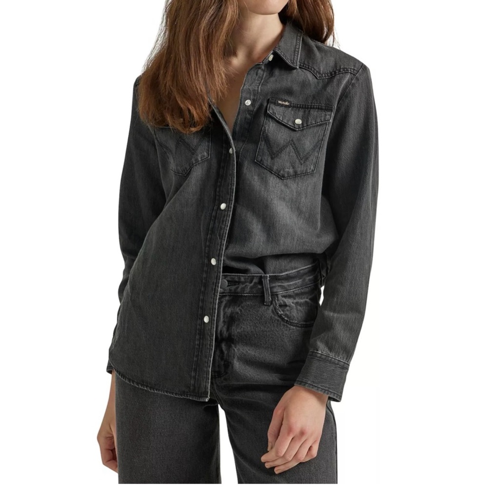 Dark Denim Long Sleeve Shirt